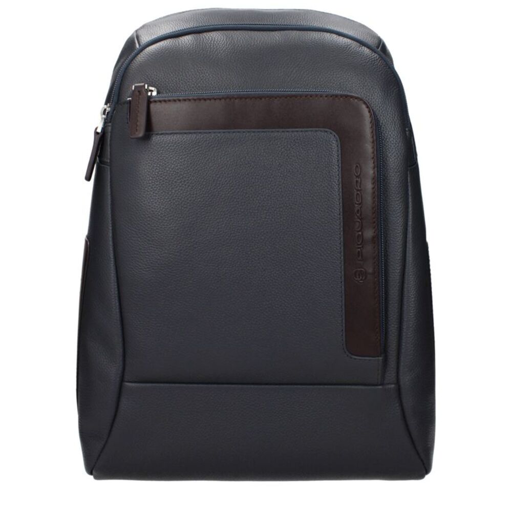 Piquadro Gray Leather Men's Backpack